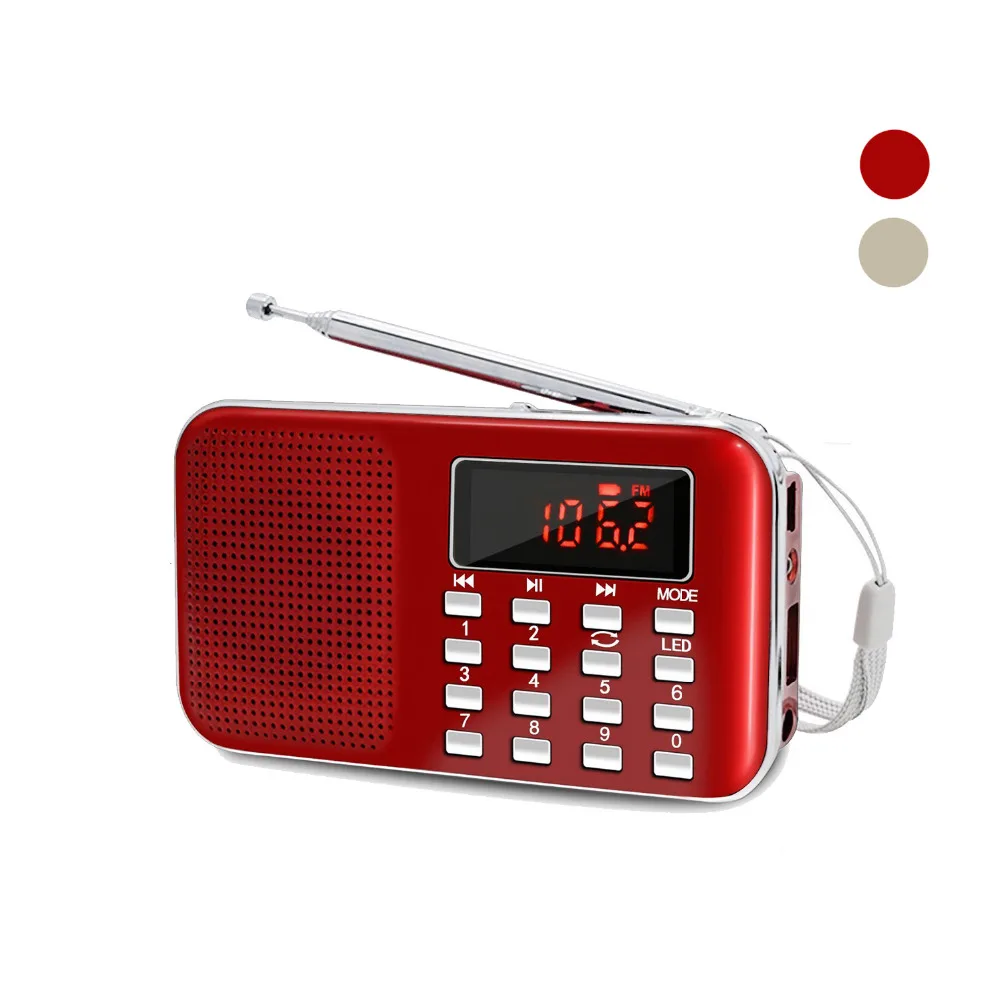 AM FM Portable Transistor Radio MP3 Music Player Light and Ultra Thin Support Micro TF Card USB Flash Light|transistor radio|am fm portable radiofm