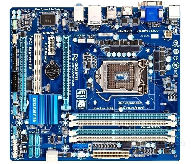 Материнская плата Gigabyte оригинальная материнская для настольных ПК с процессором