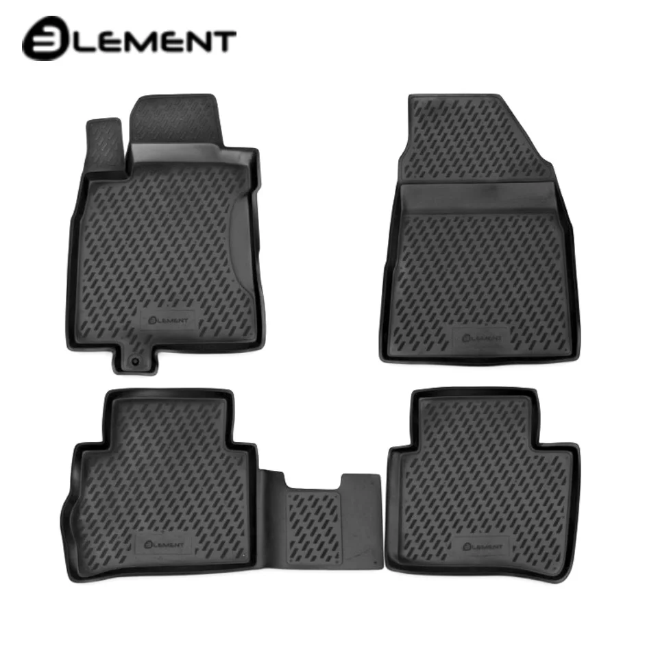 Для Nissan Tiida I 2004 2014 Коврики в салон 4 шт./компл. полиуретан Element CARNIS00029|Автомобильные