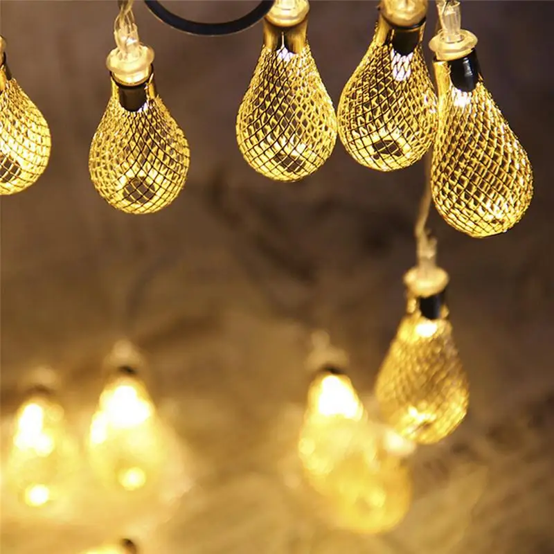 Xmas украшения 2 5 м 20 светодио дный LED s полые гирлянды светодиодные лампы для дома