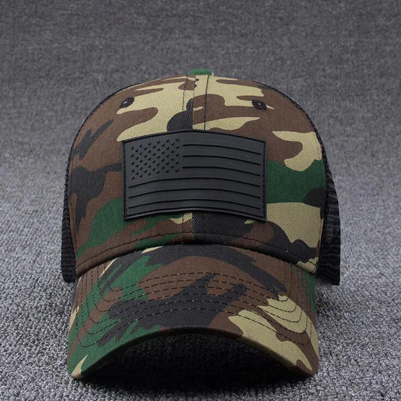 Seioum Camo Сетки Бейсболка Мужчины Камуфляж Кости Мужской Летом Шляпу Армии Cap