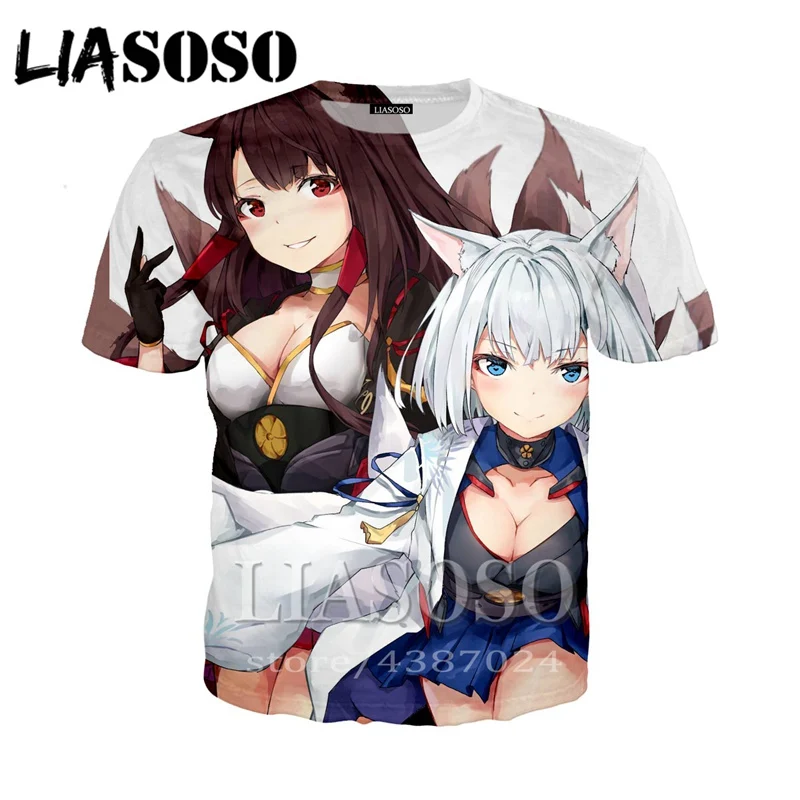 LIASOSO Harajuku сексуальный пуловер для девочек мужская женская аниме Повседневная