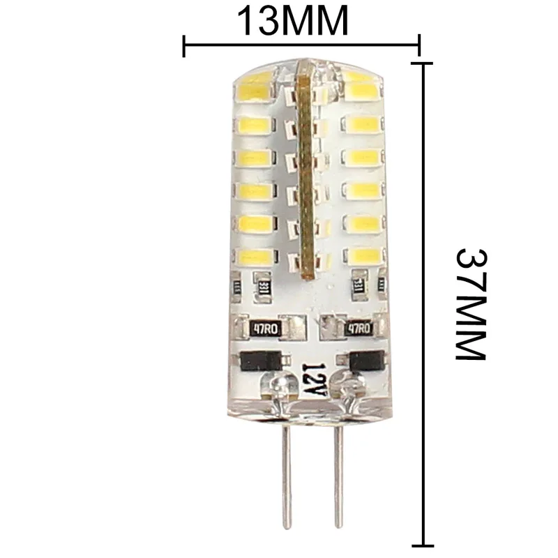 1 шт./лот 48 светодиодных ламп G4LED лампа AC/dc 12V 4W светодиодные лампы 3014SMD