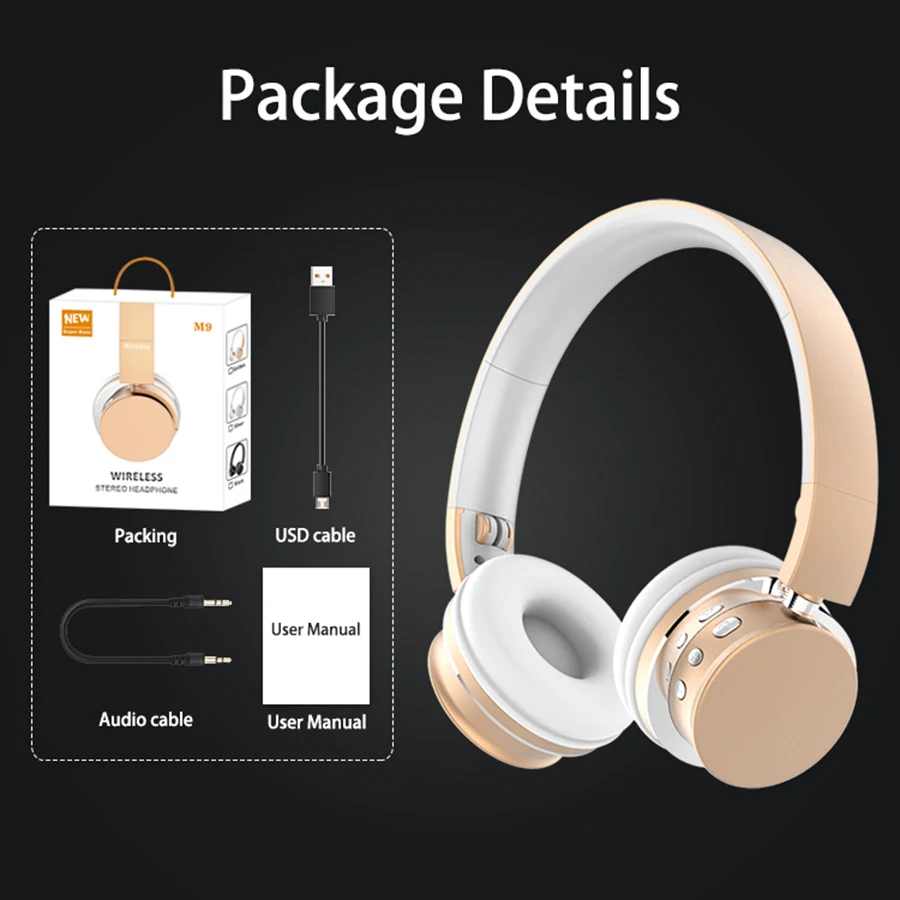 Беспроводные спортивные наушники TH-M9 Business Bluetooth-гарнитура стерео звук музыка 4 2