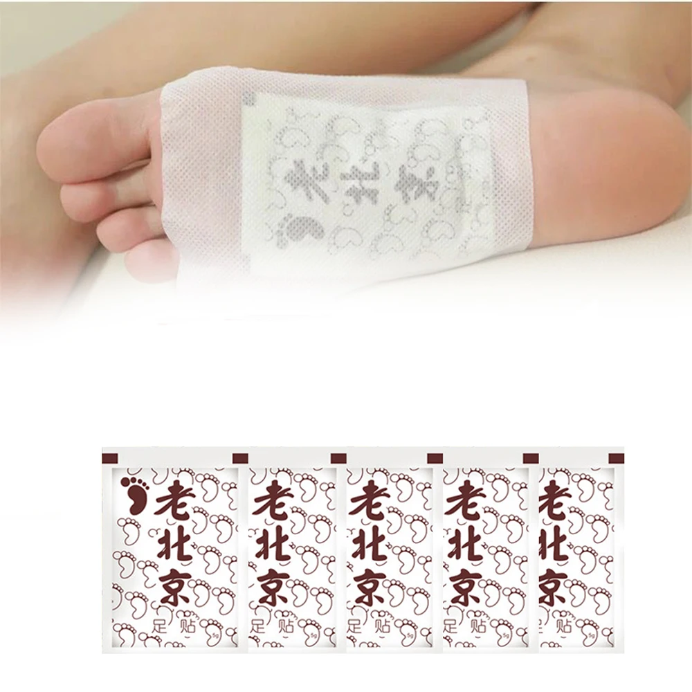 10 шт. патчи для ног в стиле старого Пекина клейкие Пластыри детоксикации потери