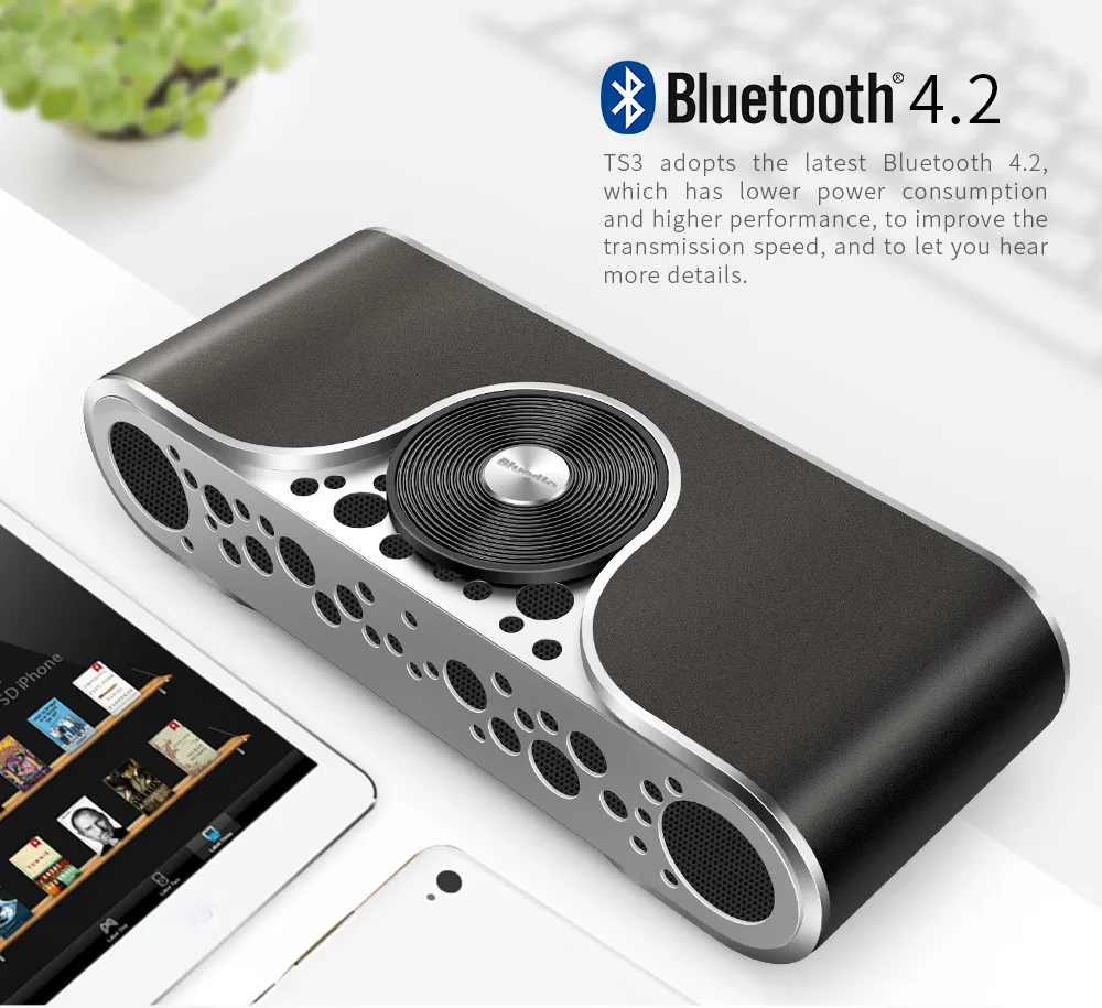 Bluedio TS3 Bluetooth динамик поддержка SD карты звуковая система Саундбар 3D стерео музыкальный динамик s