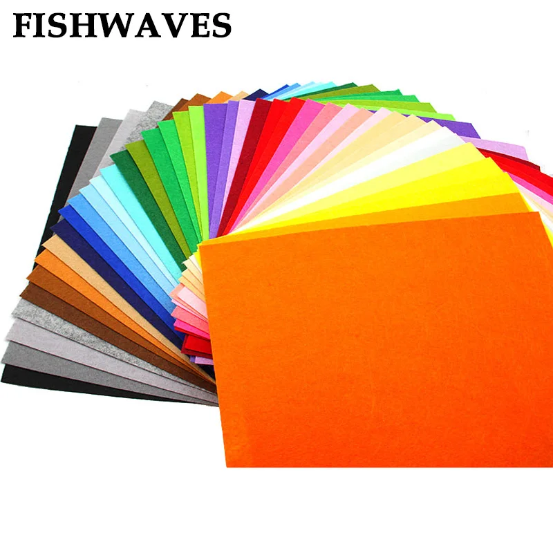 FISHWAVES 41 шт. 30*30 см войлочная ткань ремесленные ткани рукоделие для шитья