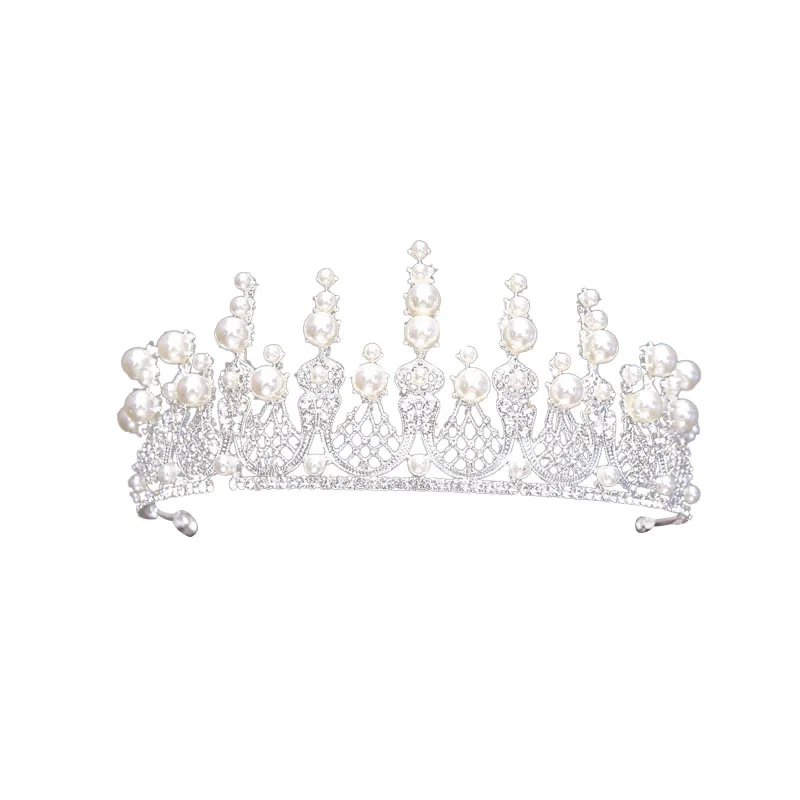 Новинка Joias acessorios do cabelo casamento de Cristal ободок для волос Simulado Perola nupcial videira Coroa головной