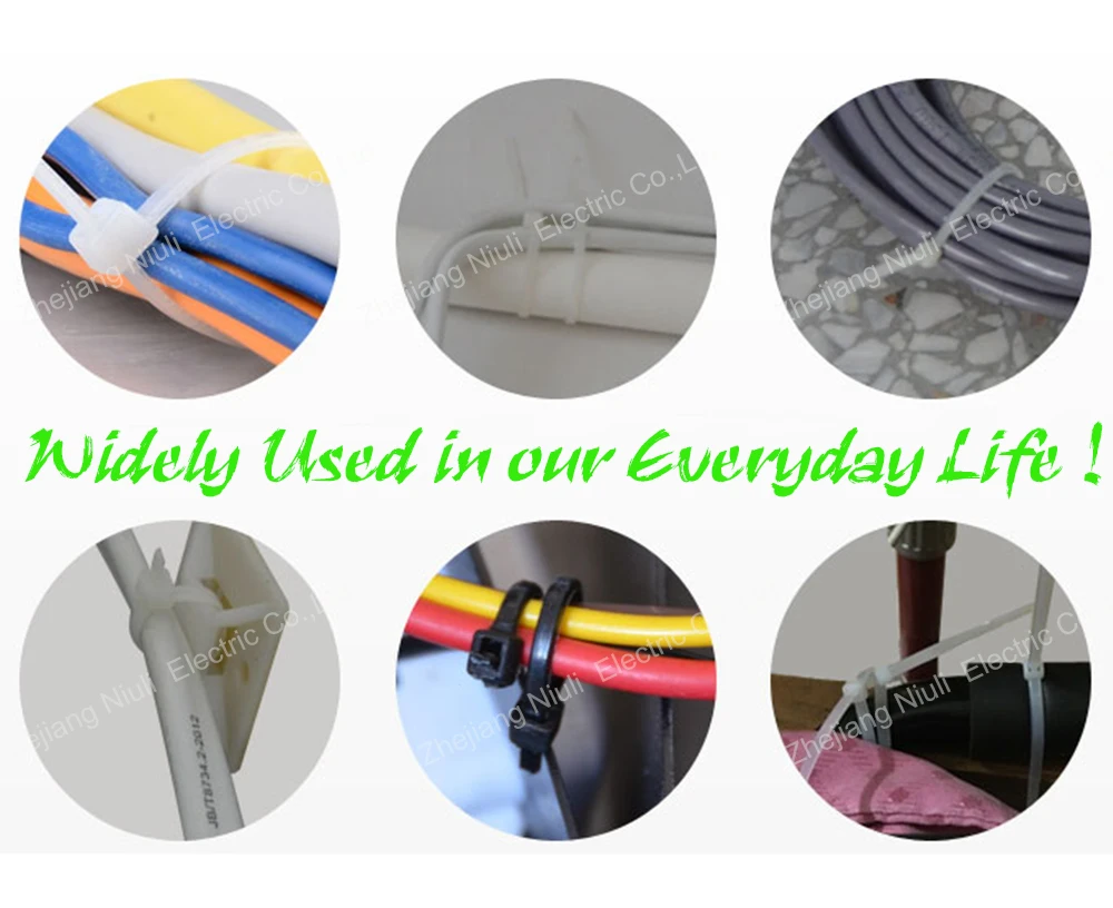 1 9 мм Ширина отсортированы самоблокирующийся Пластик нейлоновые кабельные