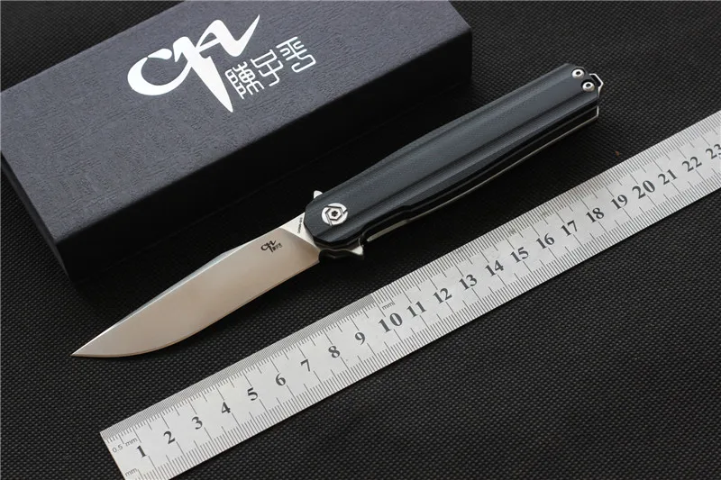 CH3505 Новый G10 Flipper складной нож D2 лезвие шариковый подшипник G0 + сталь ручка отдых