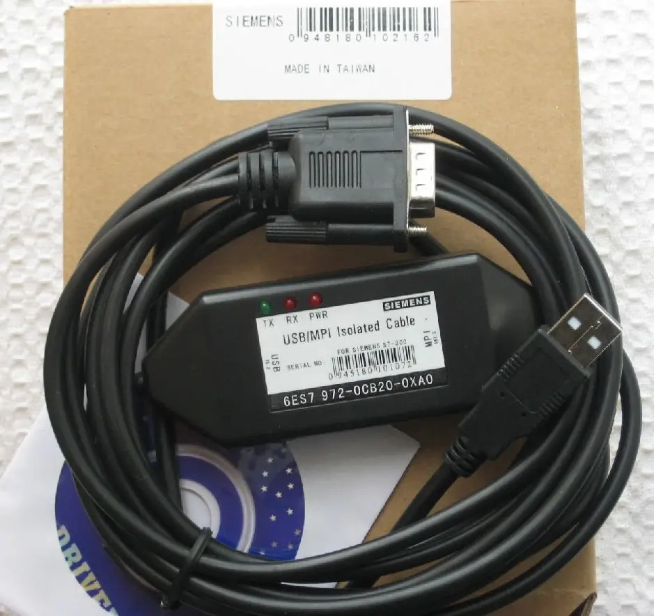 T1 Высококачественная Алмазная форма USB/MPI + iso-программирующий кабель для Siemens/400 PLC