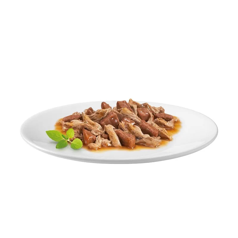 Gourmet Gold консервы для кошек утка индейка 24*85 г.|Кошачий мягкий корм| |