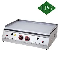 Countertop Tabletop Flat Grill Hot Plate Cooktop Griddle 70 cm GAS Professional  for Commercial Restaurant Home