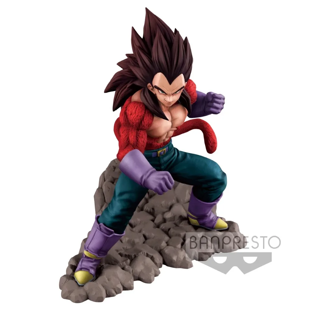 Оригинальный Banpresto Dragon Ball GT DBZ Dokkan Battle 4th Anniversary SSJ4 Vegeta ПВХ фигурка модель фигурки