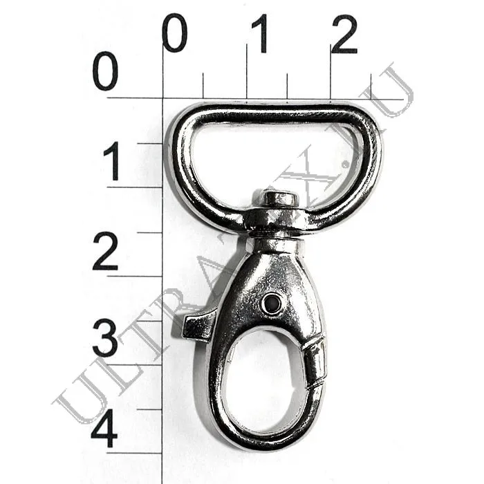 Nickel 19x41.5m 100 pcs, different sizes, Metal Handbag Bag Clasps Lobster Swivel Trigger Clips Snap Hooks Buckles Carabiner Gold Silver Bronze - Цвет: Nickel 19x41.5m