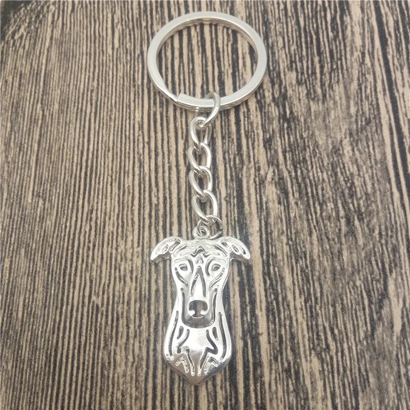 Брелок Greyhound для женщин и мужчин Модная бижутерия домашних животных с собакой |