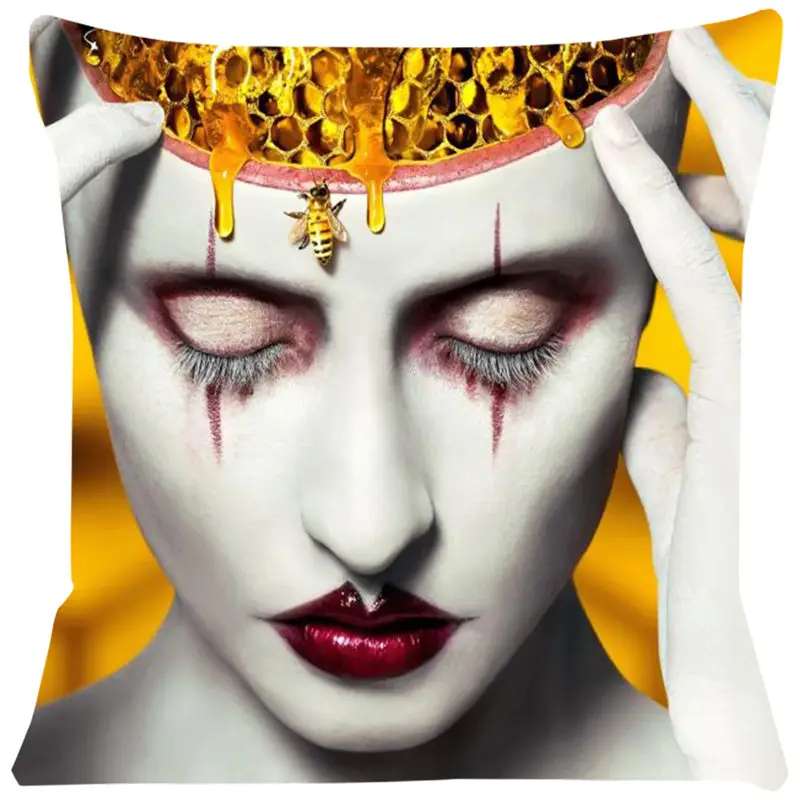 Чехол для подушки AHS American ужастиков подушка для стульев декоративные подушечки для дома для дивана наволочка для подушки SJ-067