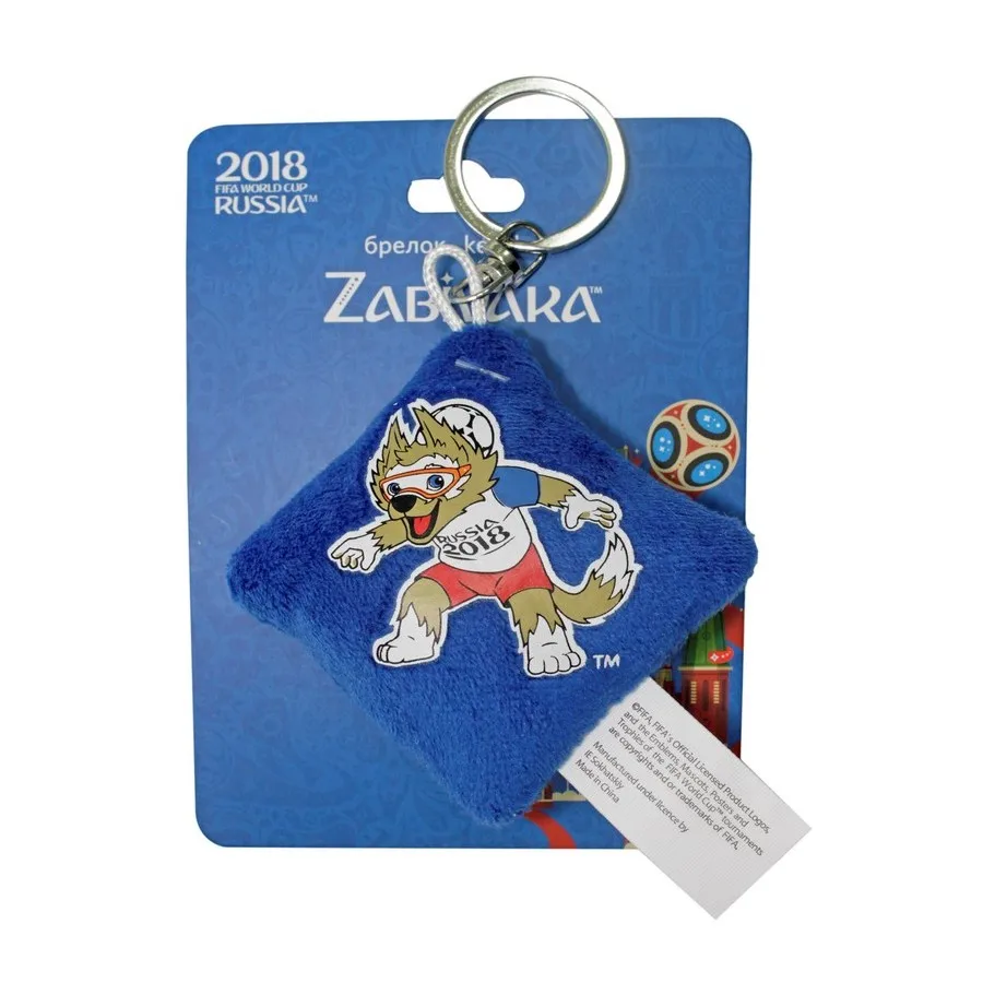 FIFA 2018 брелок подушечка с термопринтом Zabivaka 6х6|pad pad|padded cushionspad thermal |
