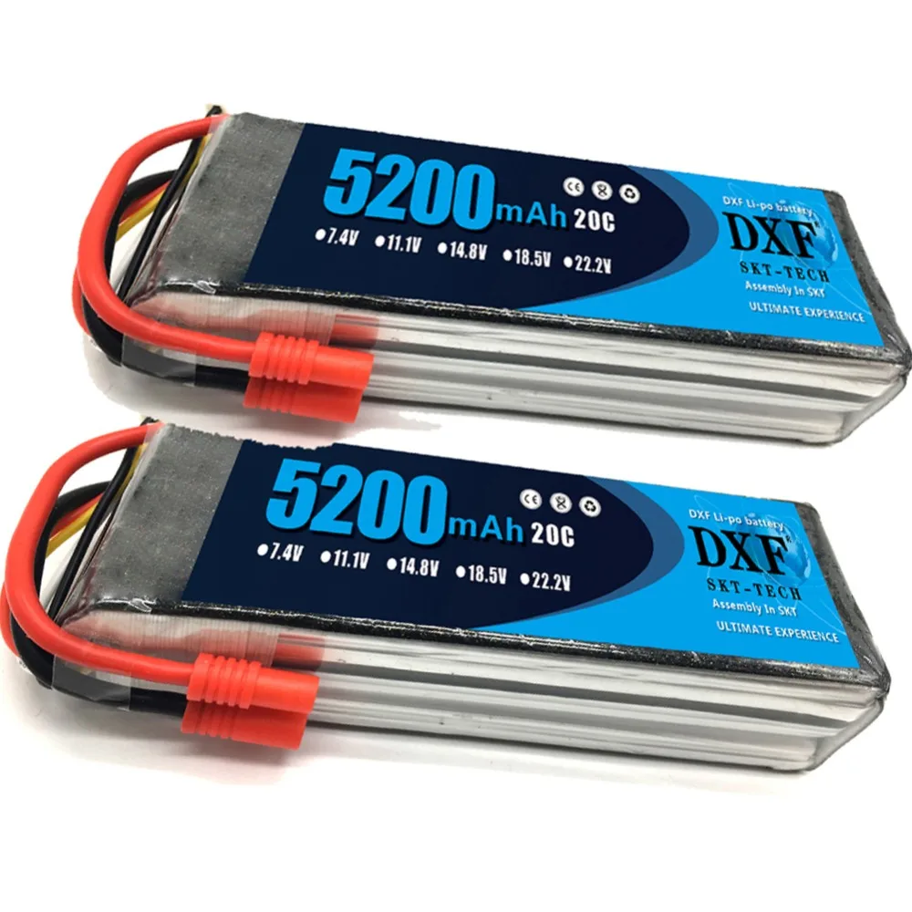 2 шт. 11 1 В 5200 мАч 3S 20C DXF Lipo аккумулятор для Walkera QR X350 PRO RC Drone Quadcopter Запасные Части