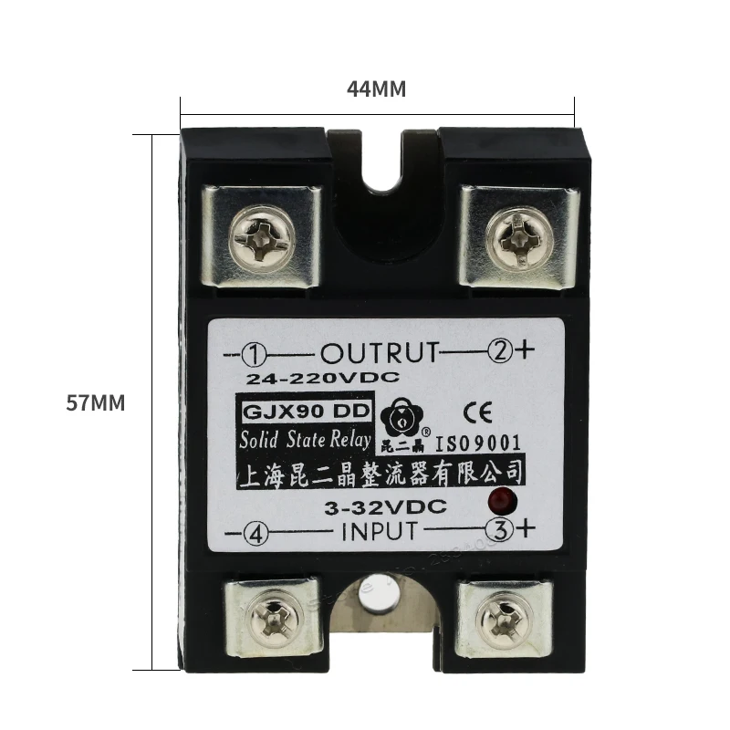 single phase Solid state relay DC to 90A 24-220VDC output 3-32VDC input module SSR GJX90 DD DC-DC SSR-90A | Обустройство дома