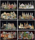 Наборы для вышивки крестиком, рукоделие 14 ct DMC Color DIY Искусство ручной работы Декор-коллекция известных городов