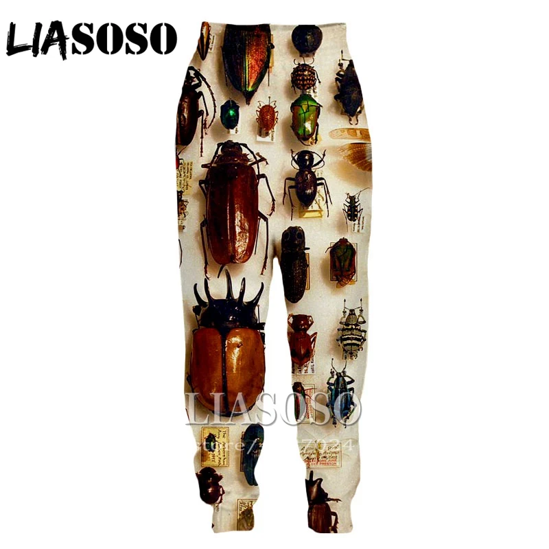 LIASOSO Women tshirt shirt streetwear casual hip hop homme 2019 3D print Harajuku insect new men t shirt/Hoodies/Sweatshirt D772 | Мужская