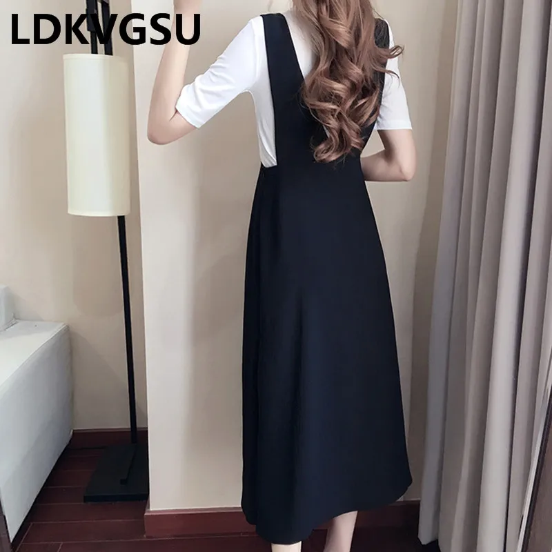 2018 летнее офисное женское платье 5XL комплект из 2 предметов белое элегантное