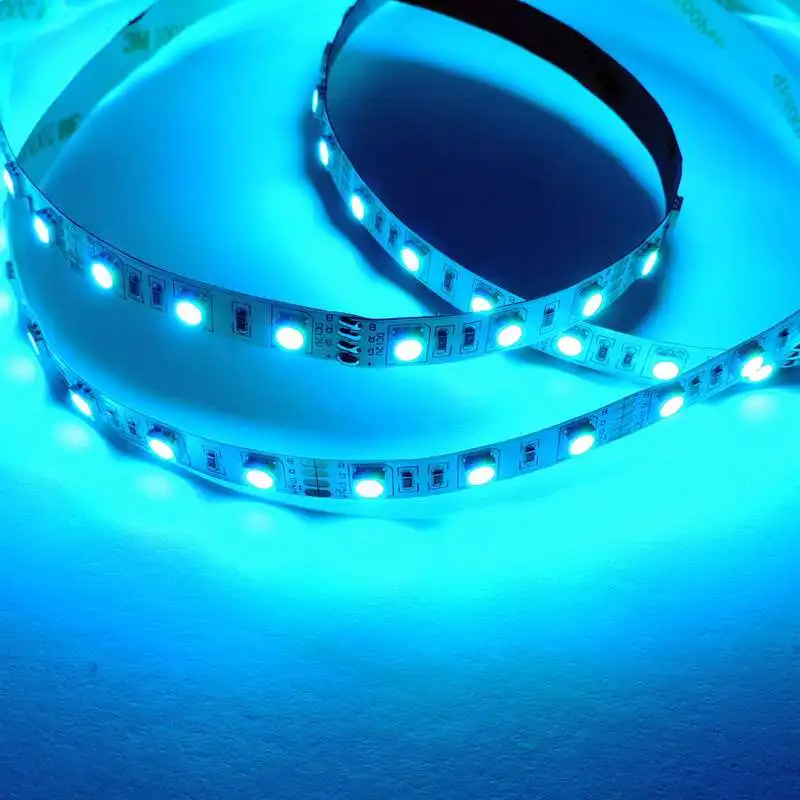 новогодние украшения 5050 RGB светодиодные полосы 5 м roll 60leds/м двойной pcb 3 фишки DC12V