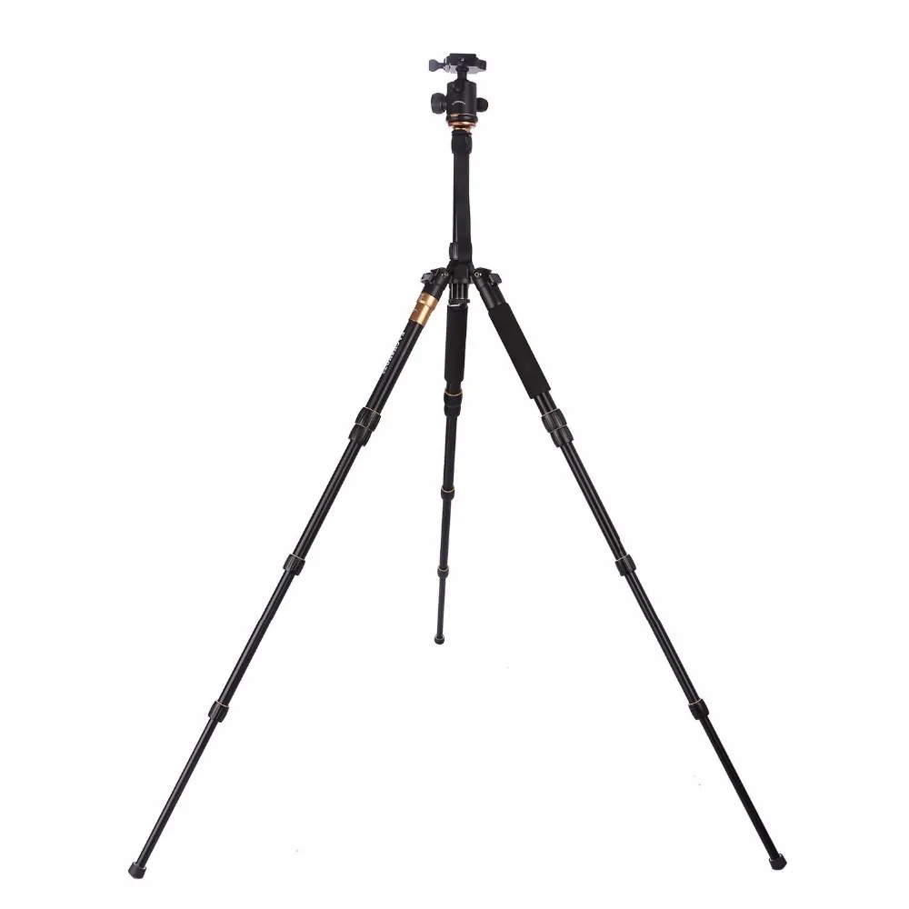 Q666 QZSD Q-666 алюминиевый штатив и монопод для DSLR камеры Максимальная нагрузка 15 кг с Q-02 шаровой головкой лучше, чем Q999S