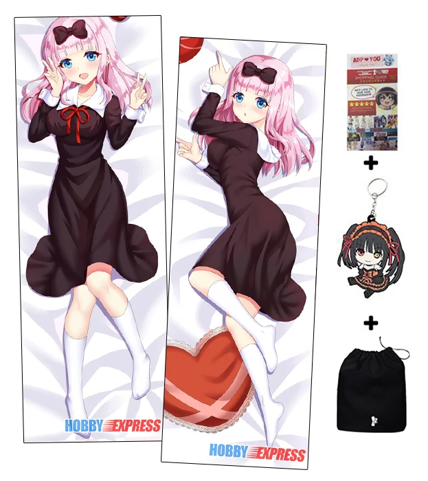 Хобби Экспресс Chika Fujiwara Dakimakura японский Otaku Waifu обнимающая наволочка