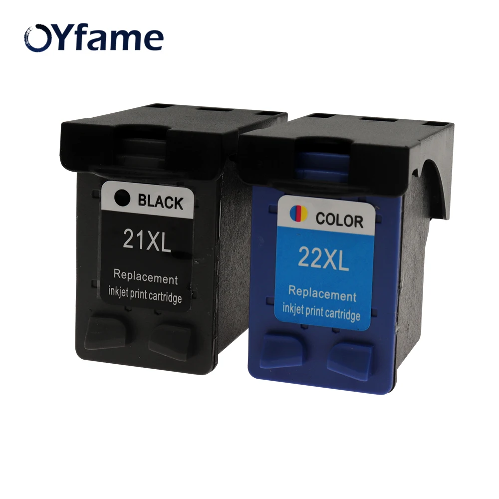 OYfame 21 22 Заправляемый картридж совместимый для HP Deskjet F2180 F2200 F2280 F4180 F300 F380 D2300|ink
