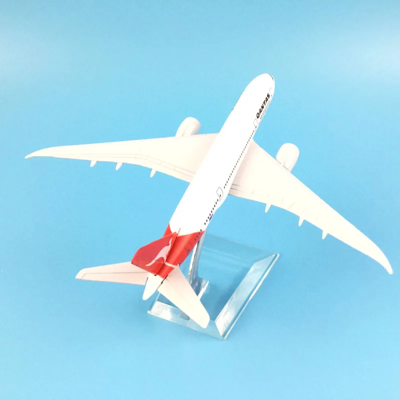 AIRLINER 16 см Боинг 787 авиакомпании QANTAS авиакомпании модель самолета из металлического сплава модель самолета игрушки для детей подарки на день... от AliExpress WW