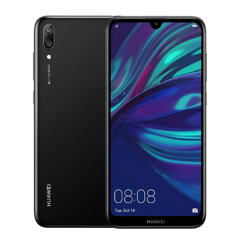Глобальная версия 2019 HUAWEI Y7 Pro Face ID 6 26 дюймов HD 3 ГБ ОЗУ 32 Гб ПЗУ Восьмиядерный Android 8