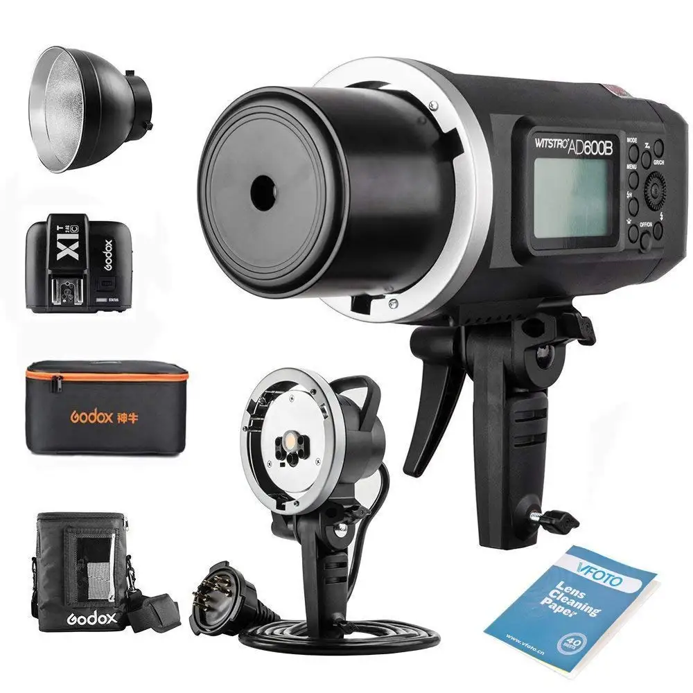 Godox Witstro AD600B 600W 2 4G TTL HSS портативная наружная вспышка Bowens Mount CD50|Фотовспышки| |