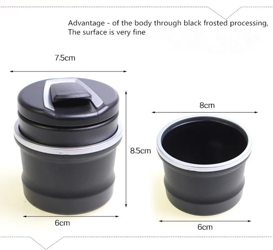 Automobile ashtray for Citroen c2 c4 c4l c3 c5 berlingo Car Accessories | Автомобили и мотоциклы