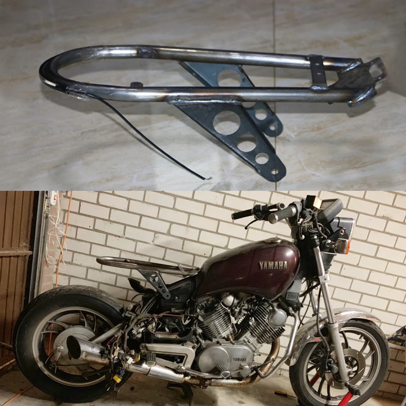Модифицированный Железный подрамник для сиденья кафе 3.0For YAMAHA XV 750 SE и 920