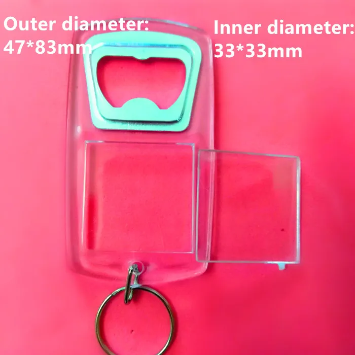 

35 piece CLEAR KEYCHAIN & BEER PLASTIC METAL PROMOTION BOTTLE OPENER CAN INSERT PHOTO TRANSPARENT ACRYLIC KEYCHAINS