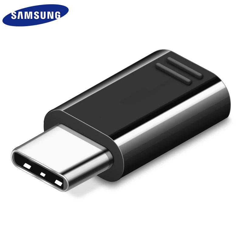 Адаптер для Samsung S9 S8 plus Micro USB на Type C преобразователь оригинальный Note8 C5 C7 C9 pro Active Note