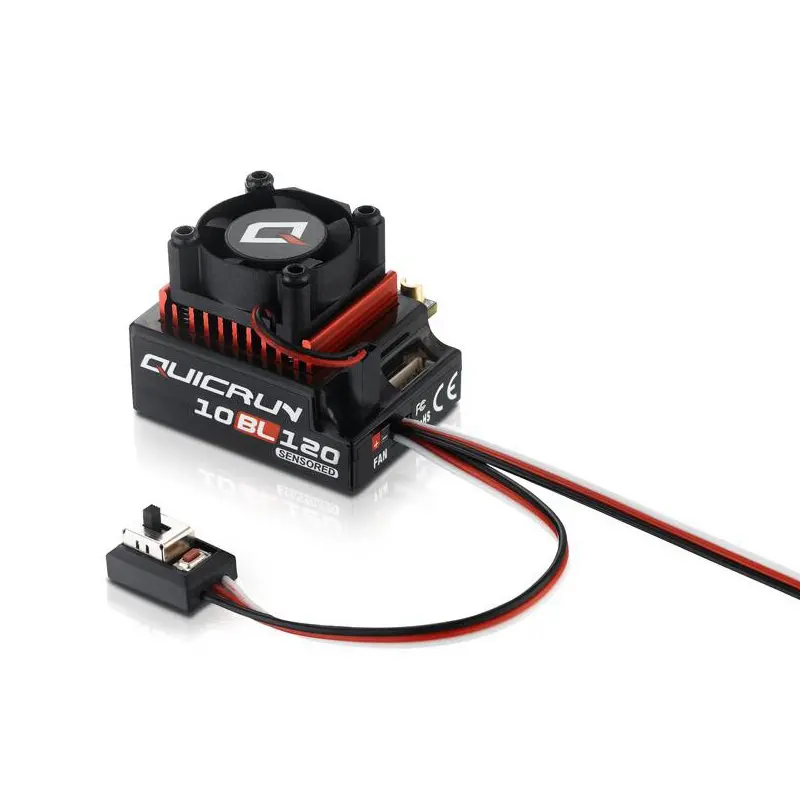 Высокое качество Hobbywing QUICRUN 10BL120 Sensored 120A 2 3S Lipo скорость бесщеточный ESC для 1/10 1/12 RC