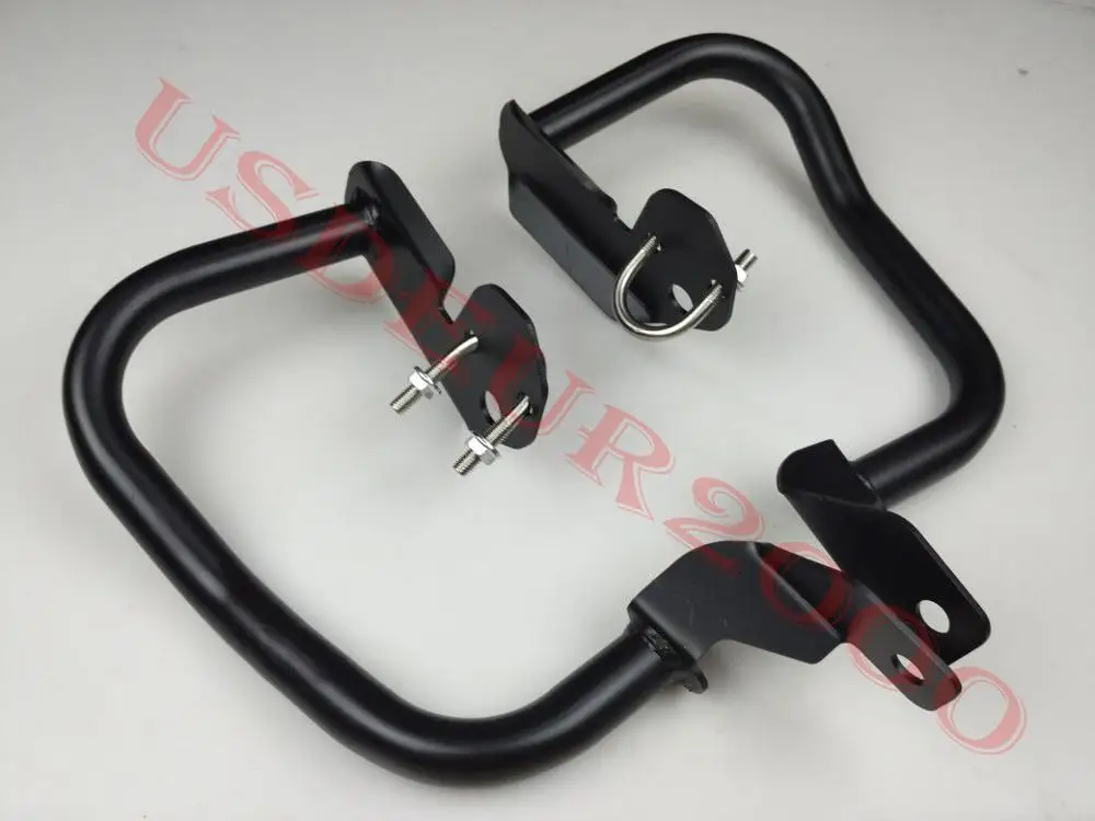 Черный Защита от Краш двигателя для Honda NC700X NC700S NC750X NC750S RC63 RC61 серебристый черный - Цвет: Черный