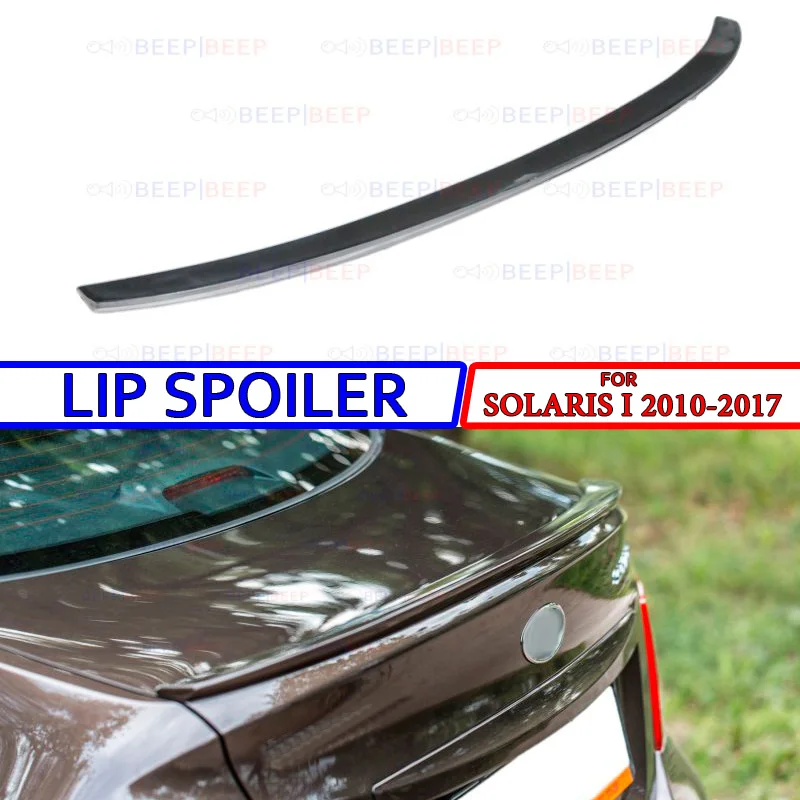Спойлер для Hyundai Solaris 2015-2017 спортивный аксессуар из АБС-пластика тюнинга