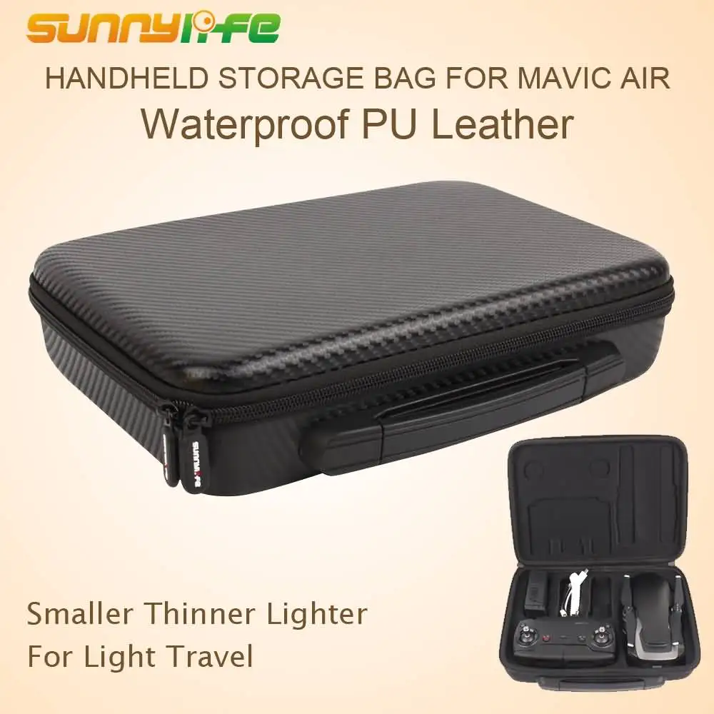 SUNNYLIFE для Mavic AIR водонепроницаемый чехол переноски коробка из искусственной кожи