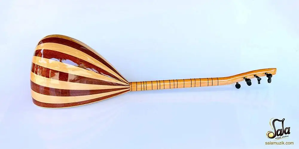 Турецкая короткая шея красное дерево клен баглама SAZ для продажи CSS-123