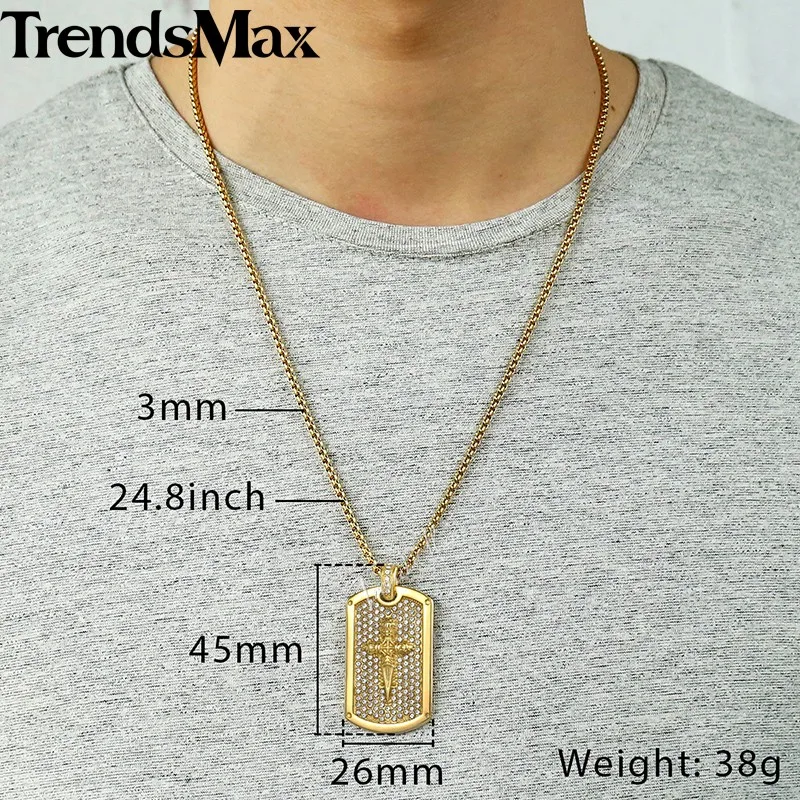 Ожерелье с подвеской в стиле хип хоп из нержавеющей стали|stainless steel chain|chain for mensteel