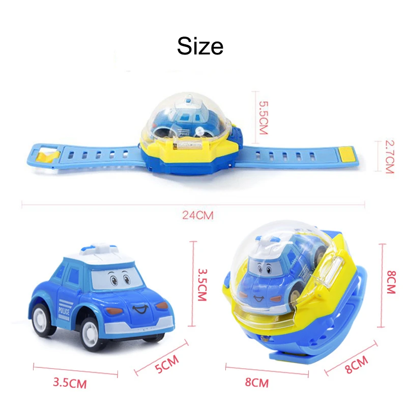 Eva2king Мини мультфильм дистанционное управление часы игрушка автомобиль RC