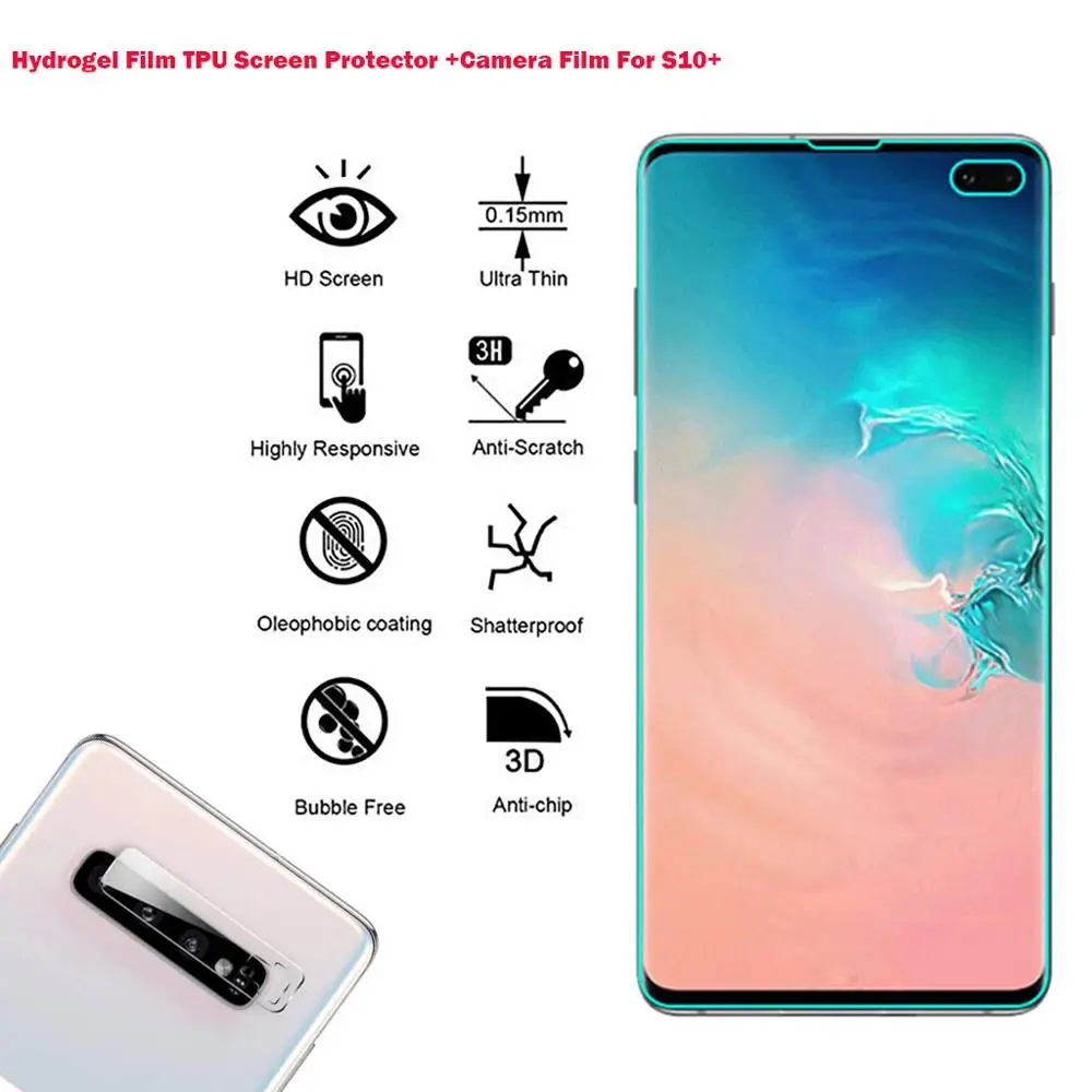 Мягкая Гидрогелевая защитная пленка CARPRIE из ТПУ + для камеры Samsung S10 S10E 6 4 5 8