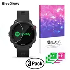 3 шт. закаленное стекло для защиты экрана Garmin Forerunner 245245 музыкальные часы 9H 2.5D HD Защита от царапин защитная пленка