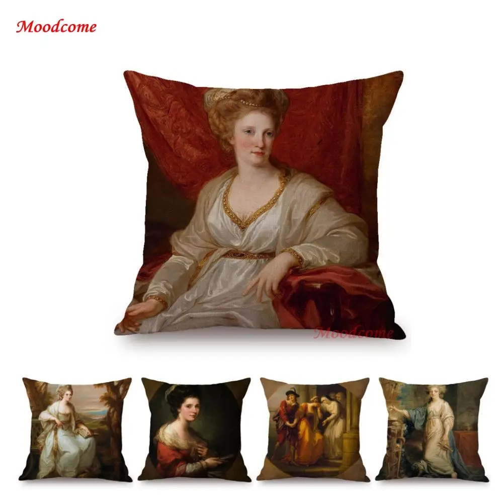 Angelica Kauffman всемирно известный Европейский Королевский Элегантный женский