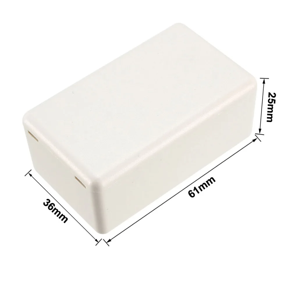 Uxcell 61x36x25 мм/100x60x25 мм размер электронный ABS пластик DIY Распределительная коробка корпус Чехол Белый для измерительного устройства 1 шт
