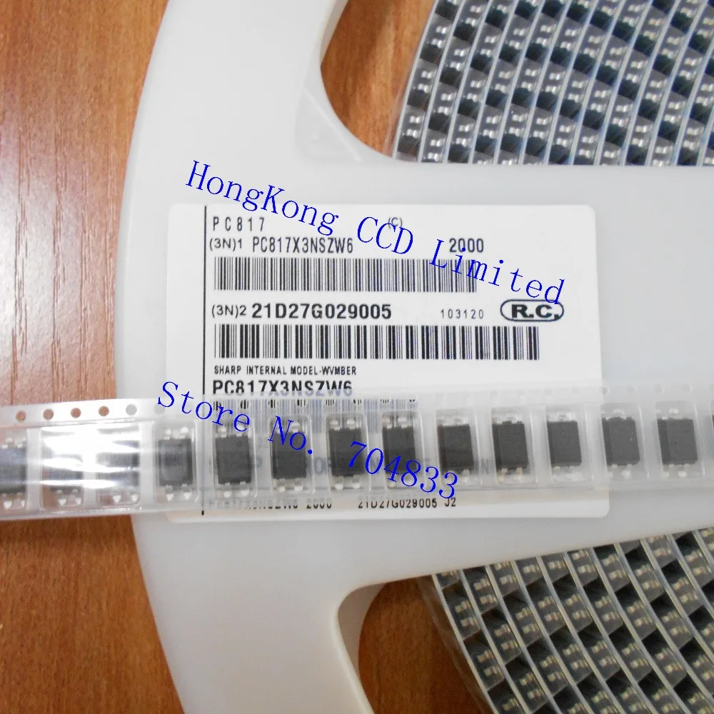 PC817X3NSZW6 PC817 SMD-4 Photocoupler транзистор Выход 5KV | Электронные компоненты и